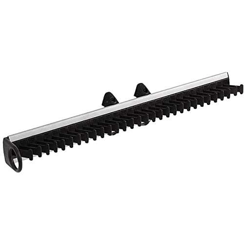 SOTECH Krawattenhalter Gürtelhalter ausziehbar Silber/schwarz, Krawattenauszug Links und rechts verwendbar, BxTxH=450x78x81 mm