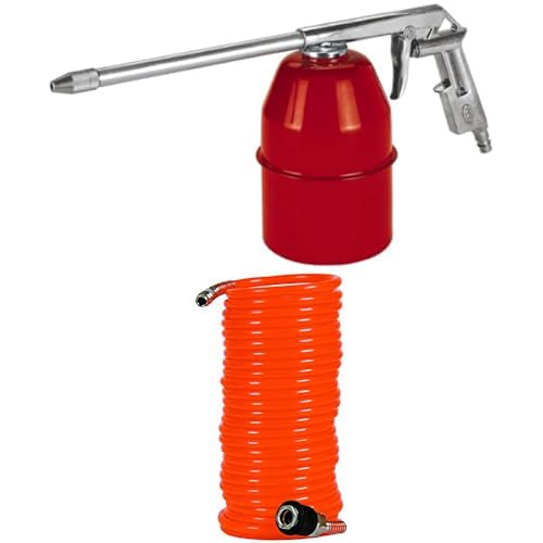 Pistolet pulvérisateur Einhell avec régulateur de jet et tuyau spirale 8m