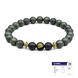 Astrotalk Pirita cruda con cuentas espirituales | Riqueza y bendiciones espirituales | 108 horas energizada por los mejores astrólogos | Protección, paz mental y claridad | Pulsera de astrología para