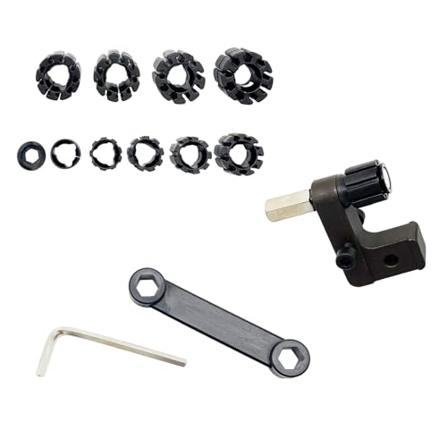 Abrazadera de anillos con soporte bola ajustable para joyería 3