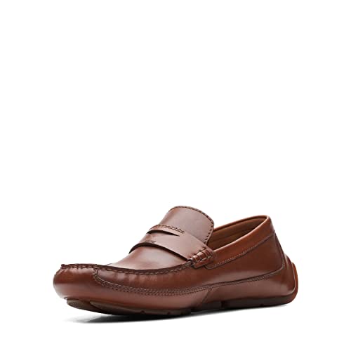Clarks Markman Way, Mocasin Hombre, Dark Tan Lea, 47 EU