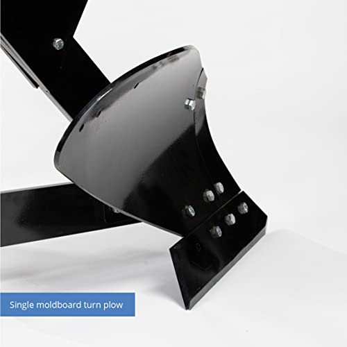 Titan Attachments 18-In. Single Bottom Tow-Behind Moldboard Turn Plow, 3-Point H #TOP3