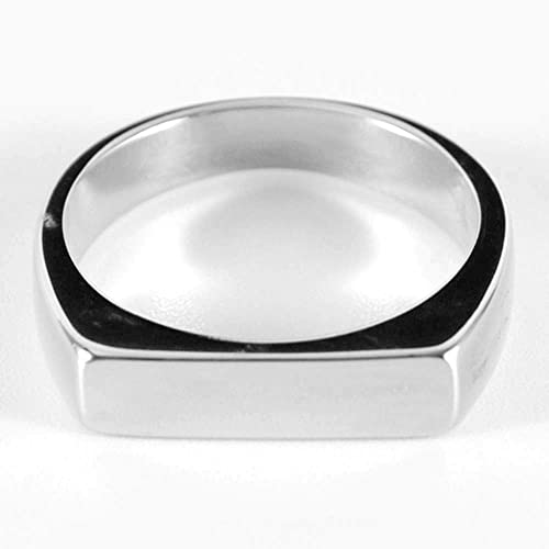 Jude Jewelers 4mm Stainless Steel Stackable Geometrical Shape Wedding Band Ring3