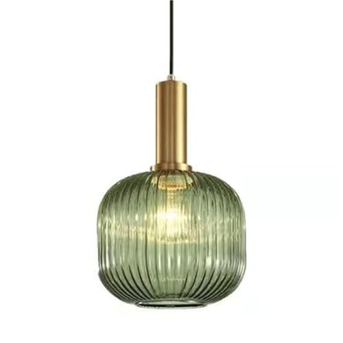 Suspension rétro verre E27 idéale pour éclairer votre table