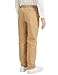 QBK Relaxed Fit Stretch School Uniform Pant Chino Pants for Toddler to Youth Boys and Girls(Khaki L)