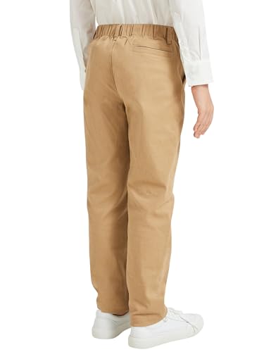 Image of QBK Relaxed Fit Stretch School Uniform Pant Chino Pants for Toddler to Youth Boys and Girls