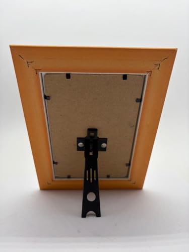 Image of Vintage Gulley Photo Frame 4x6 Inch with Stand |Horizontal Gold Design Table Top Picture Frame | Retro Decorative Frame for Home, Office Desk & Gift