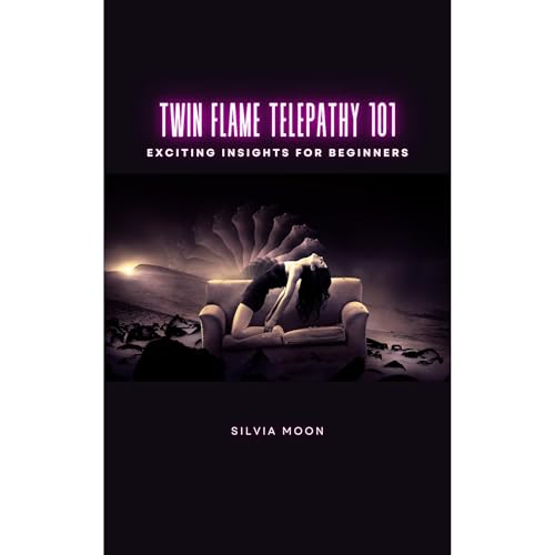 Twin Flame Telepathy 101 Audiolibro Por Silvia Moon arte de portada
