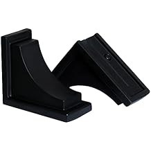 Mayne Nantucket Decorative Brackets 2-Pack Compatible with Mayne Nantucket Window Boxes Only Classic Outdoor Accent for Window Box Support - Black