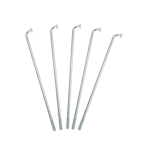 36個 14G J ベンド 81mm-252mm 自転車用スポーク ニップル付き スチール シルバートーン マウンテンバイク バイクホイール用(カラー:238mm)