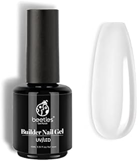 Beetles Gel Nail Polish Builder Nail Gel 5 in 1 Builder Strengthener Gel Clear Builder Nail Gel Color Hard Gel Builder Extension Nail Gel for Holiday Nails Gel Polish Nail Art Design Nail for Women