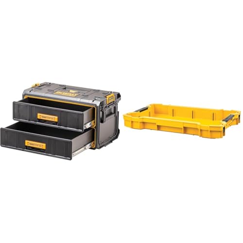 �y�Z�b�g�����z�f�E�H���g(DEWALT) �^�t�V�X�e��2.0 2�i�`�F�X�g �H� ���[�P�[�X �c�[���{�b�N�X �ςݏd�ˎ��[ Tough System 2.0 DWST83529-1 + �^�t�V�X�e��2.0 �g���[ <��> �����g���[ Tough Syst