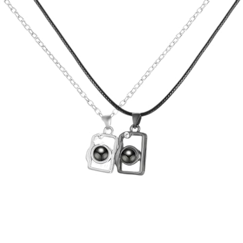 Collier de projection pour femmes avec photo personnalisée NBYGSC
