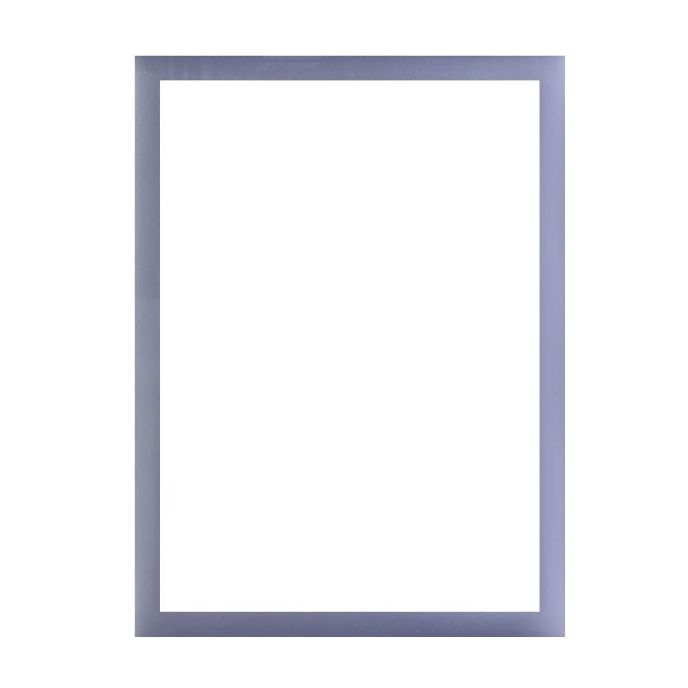 Cadre photo magnetique autocollant de qualite superieure au fini argent lustre