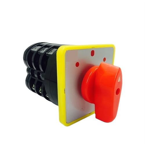Interruptor giratorio de 3 posiciones LW5-16/3 con contactos de plata para control de motor 16A