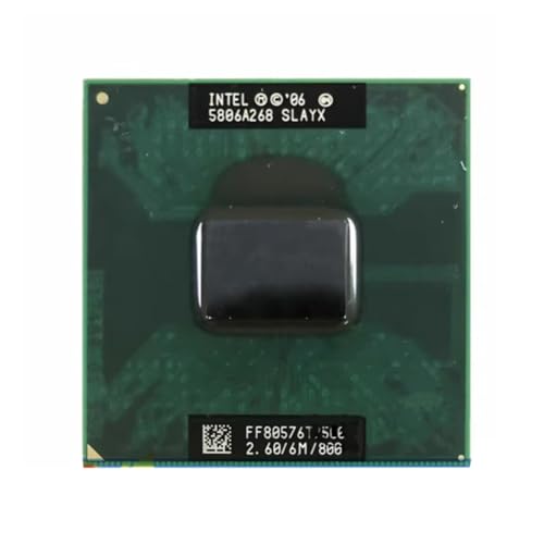 Wrtysully CPU Core 2 Duo T9500 SLAQH SLAYX 2,6 GHz CPU de Doble Núcleo y Doble Subproceso Usada 6M 35W Socket P para Portátil