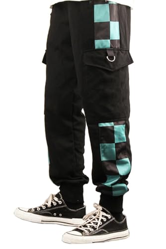 Roocnie Anime Pants Cargo Jogger Pants Anime Casual Sweatpants Running Trousers Hip Hop
