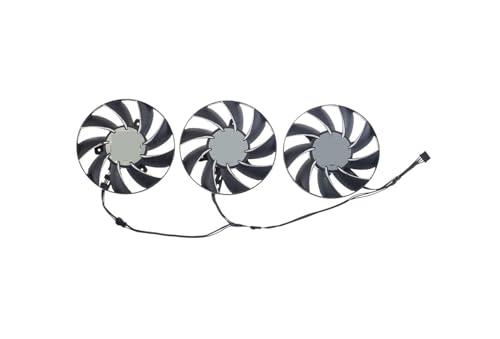 KWVBSDJGU AUB0812VD-00 DC12V 0.45A 4Pin Graphics Card Fan Compatible for AMD Radeon RX 6800/6800XT/6900XT 16G Video Cards Cooling Fans