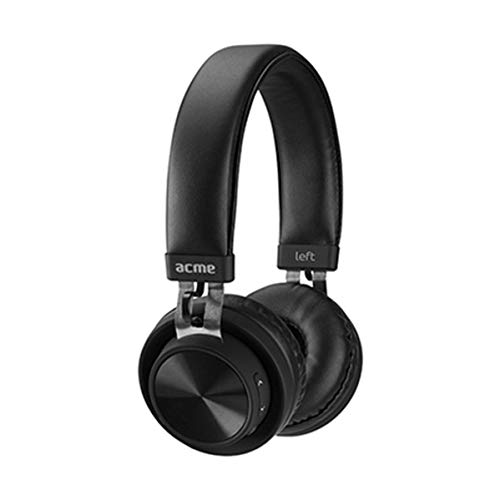 Acme Made BH203 Auriculares (sem fios e sem fios, Diadema, Binaural, Supraaural, 20-2000 Hz, preto)