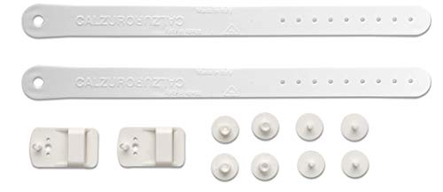 Image of CALZURO Heel Strap Kit - Italian Rubber Clog Straps for Secure Fit - 2 Straps, Buckles & Hardware Included