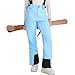 YEEFINE Women's Snow Ski Pants Insulated Winter Warm Outdoor Waterproof Snowboard Pants Bibs Detachable Suspender