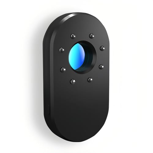 Lancoon Detector de cámara Oculta Detector de Cámara de Escucha portátil Detector GPS contraespionaje contravigilancia señal GPS de Banda Completa para reuniones de automóviles turísticos hoteleros