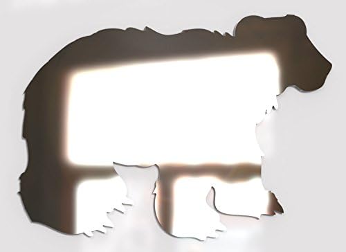 Paranoid Penguin Wall Mirror Bathroom Mirror Any Room Polar Bear Animal 15cm 35cm 50cm Acrylic Mirror NO Nails NO Drill Needed 15cm x 10.5cm