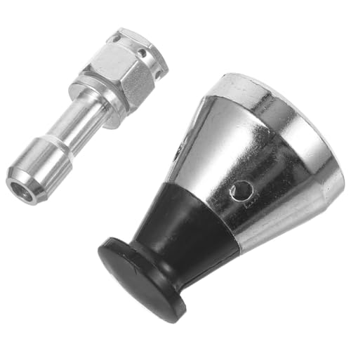 Set de válvula de alivio y tubo de escape para olla a presión, válvulas de seguridad limitadoras de presión mediana 60kpa para repuestos de cocina, 2 piezas miniatura 1