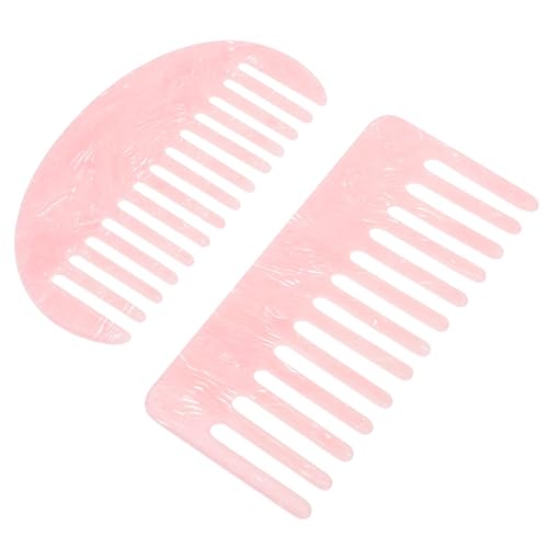 VILLCASE �A�Z�e�[�g�f�� �w�A�T�C�h�R�[�� 2pcs�Z�b�g ���L���Ɣ����̗��ʃf�U�C�� �����܂�h�~ �w�A�X�^�C�����O ���q���� �w�A�A�N�Z�T��