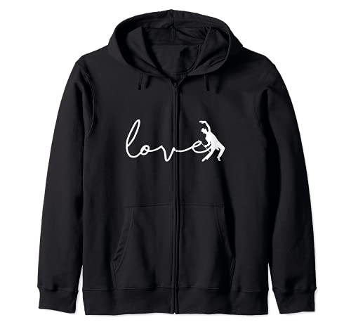 Tap Dance - Regalo para bailarín con texto en inglés "I Love Tap Dancing" Sudadera con Capucha