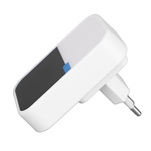 Kit de Campainha Sem Fio, Campainha Em ABS Autoalimentada Branca Fácil de Instalar para Escritório (