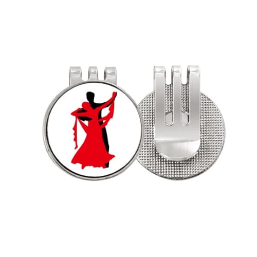 Marqueur de balle de golf clip magnétique émail accessoire Dancer Duet danse de salon