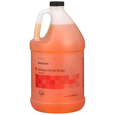 McKesson Antibacterial Liquid Hand Soap, 1 Gallon [Pack of 1] Refill, Clean Scent