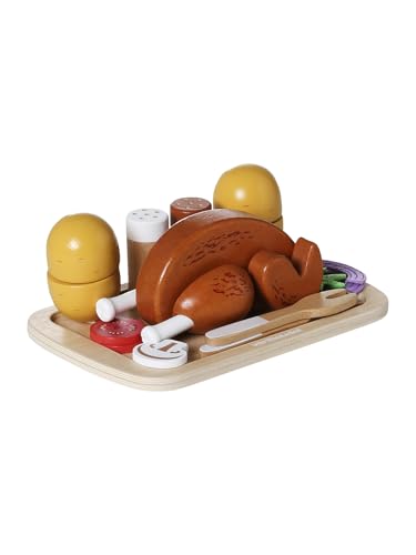 VERTBAUDET Poulet rôti et Accessoires en Bois FSC®