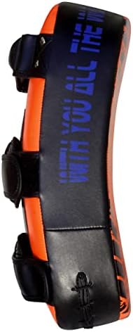 V.Sports VADER Thai Pads for Kickboxing Muay Thai Kick Pad Pre-Curved Punching Training Strike Shield for Boxing MMA Martial Arts Taekwondo Coaching Kicking Target Focus Pad