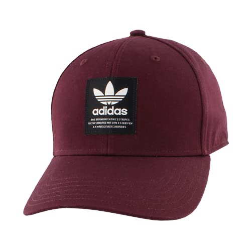 adidas Originals Men s Tl Patch Snapback Cap, Maroon Black Off White, ONE SIZE