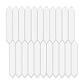 Tretizl 10 Sheets Thicker Peel and Stick Backsplash, 12"x12" Peel and Stick Wall Tiles, Hexagon Look Tiles Backsplash for Kitchen and Bathroom, White