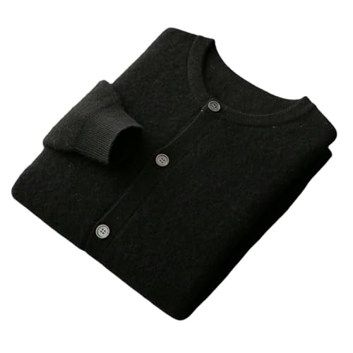 Cardigan cachemire épais homme col rond contre le froid hivernal