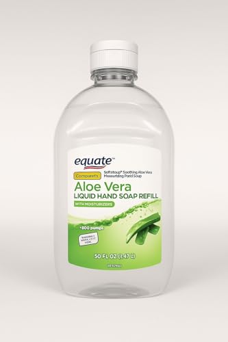 Generic equate Aloe Vera liquid hand soap with moisturizers 50 fl oz (1,47 l)