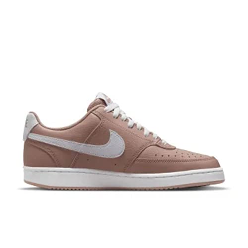Image of Nike Womens W Court Vision Lo Nn Rose Whisper /White-Volt-Black Running Shoe - 3.5 UK (DH3158-600)