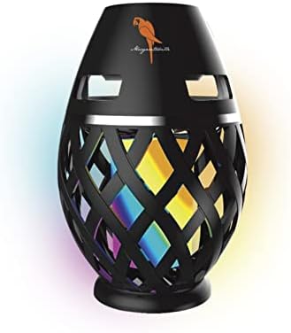 Margaritaville Tiki Torch - Waterproof Bluetooth Speaker, Portable Party Speaker with Multicolor LED Lights, Perfect for Travel, Parties, Yards, and Pools
