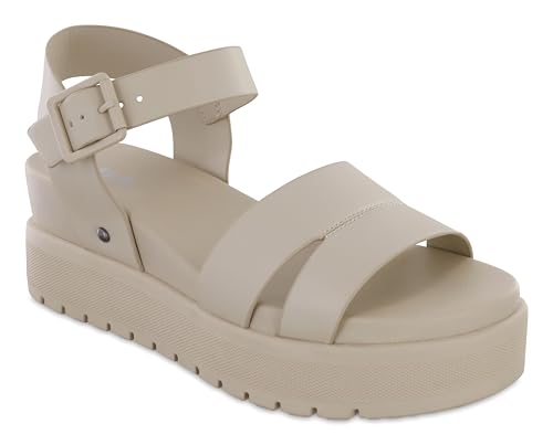 Image of MIA Shoes Maya Women's Vegan Leather Platform Flatform Sandals