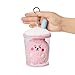 BT21 Baby Series COOKY Character Bubble Tea Soft Plush Stuffed Animal Keychain Key Ring Bag Charm, Pink