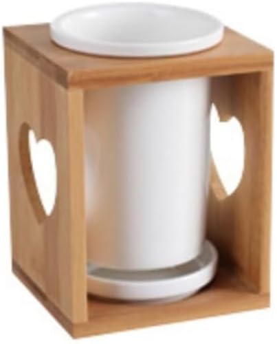 Ambety 箸立て 水切り 箸スタンドカトラリースタンド おしゃれ 北欧風 卓上キッチン食器収納 カトラリーホルダー キッチンダイニングテーブルツール スプーン/箸立て 木製 (ホワイト,単管)