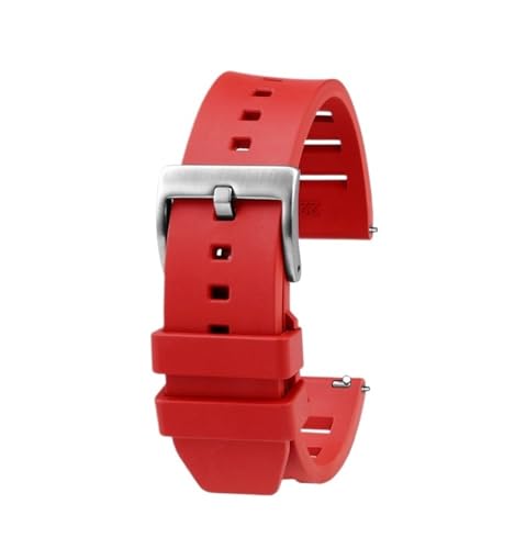 [X] 20 ~[g 22 ~[gStbfvXgbv Fit For Huawei ЂɓK Fit For Mido ɓK ǎirQ[^[ɓK ZCR[ʋlV[YSvohɓK(Red sk,22mm)