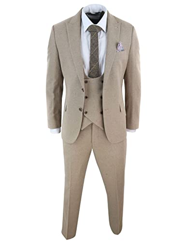 Costume en tweed fin homme chic pour bal de fin d'annee et grandes occasions