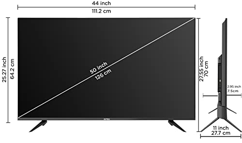 Image of Intex 126 cm (50 inches) 4K Ultra HD Smart LED TV LED-WOS5020U (Black)