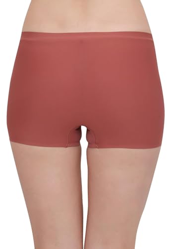 Image of LOURYN KOULYN Women's Ice Silk Seamless Boyshort Panty, (Pack of 3 Panty)