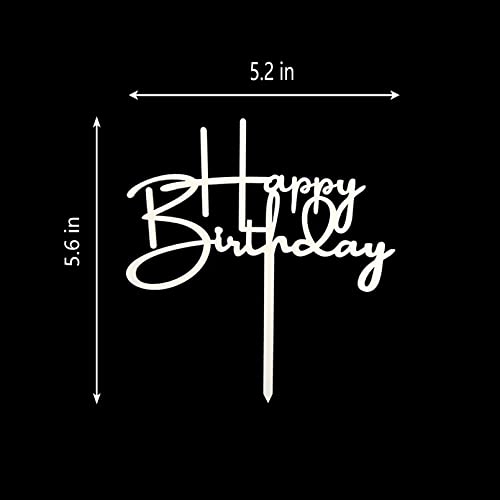Jieein NJ-0383 Happy Birthday Cake Topper For Birthday Party Decorations thumb #2
