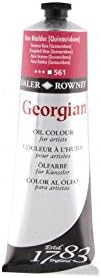 Daler-Rowney Georgian Oil Paint, Aluminium Tube, 7.61oz - 225 ml, Rose Madder